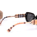 Retro Checkered Polarized Sunglasses
