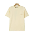 Classic interlocking G embroidered patch pocket half-sleeve T-shirt