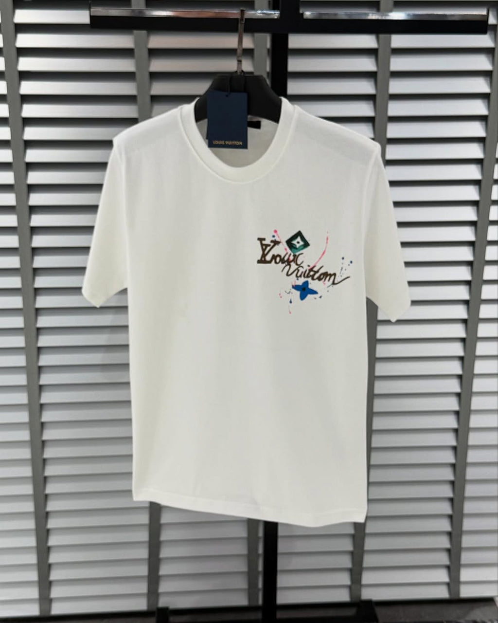 New Ink splashing print t-shirt