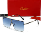 New frameless oversized sunglasses for men and women
