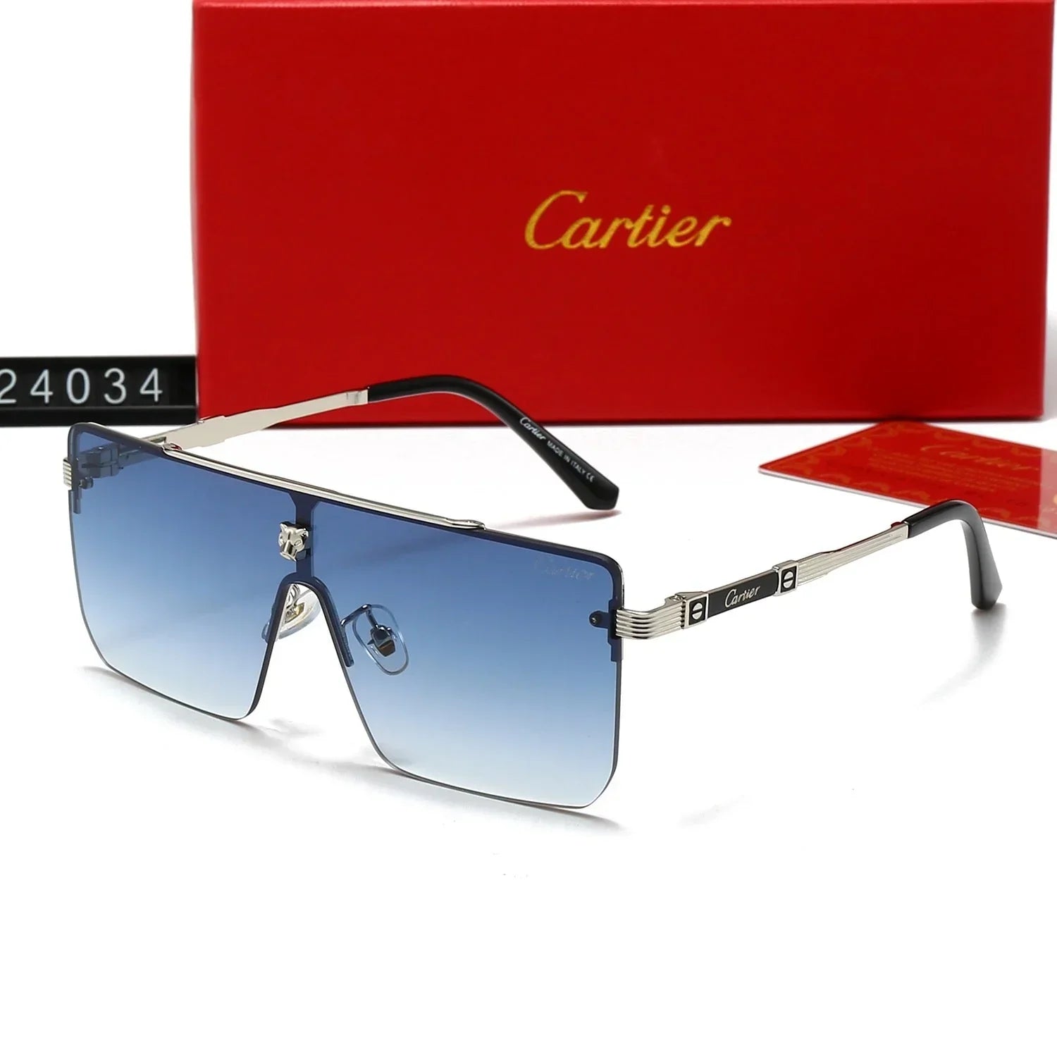 New frameless oversized sunglasses for men and women