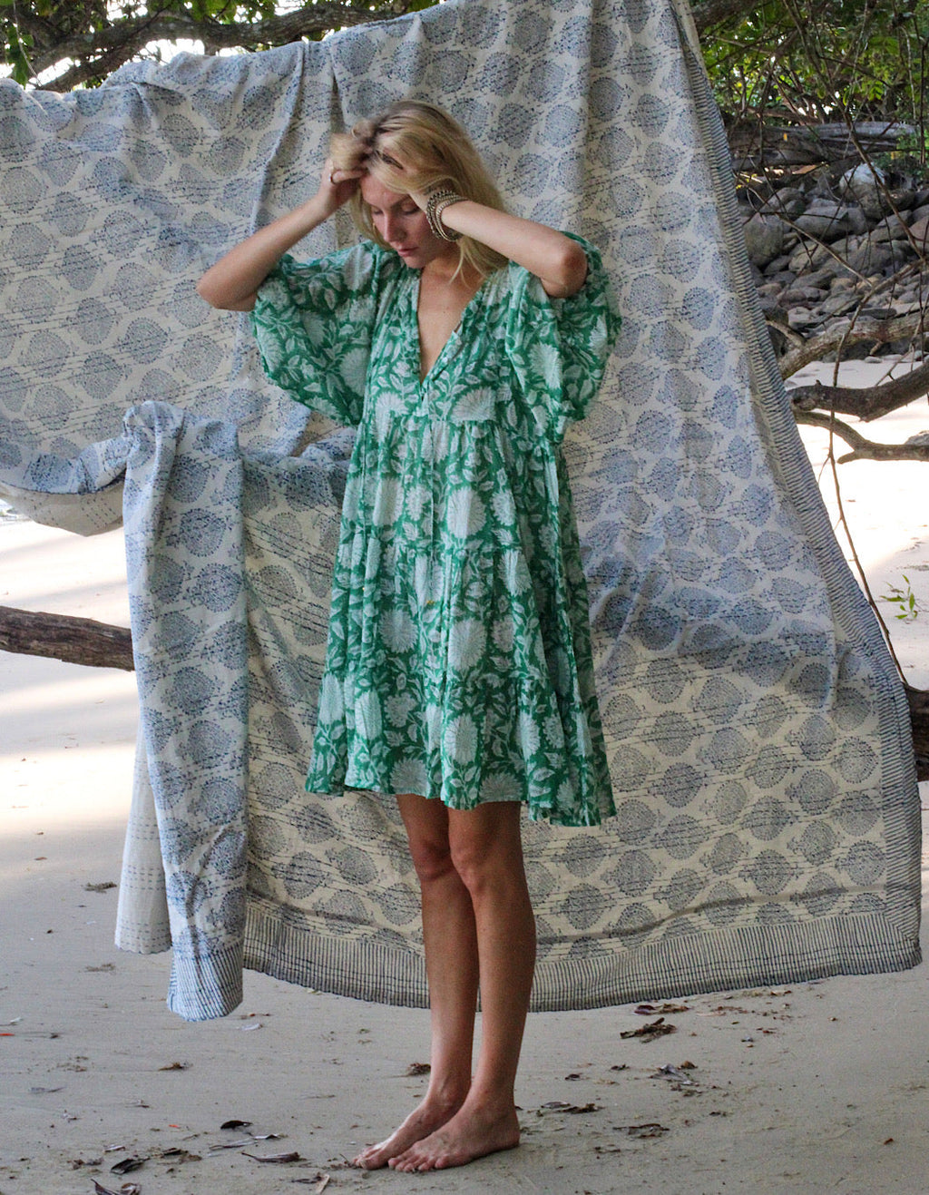 Emerald Neera Short Dress- Lined