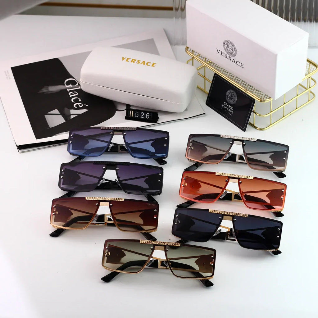 New hot HD lenses Full frame design 7 colors sunglasses 526