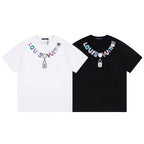 Colorful letters print t-shirt