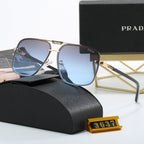 Unisex Fashion Metal Letter Sunglasses