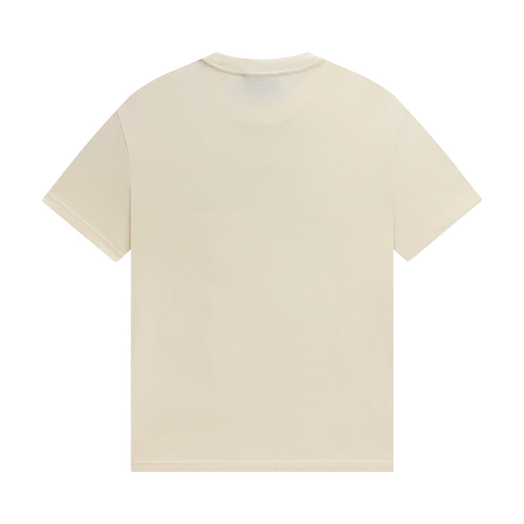 Beige Apple Print T-Shirt