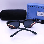 Striped Temples Fashion Sunglasses