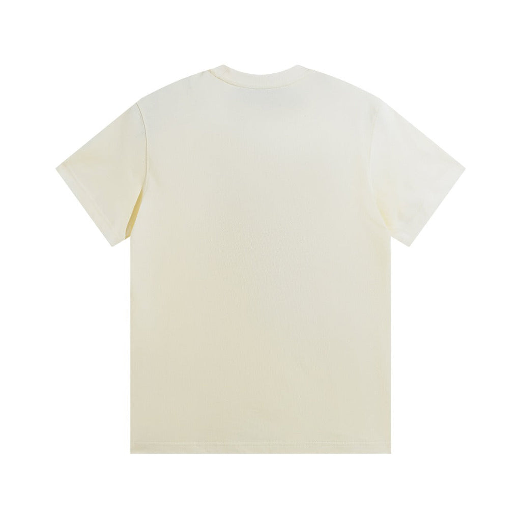 Lightning bolt print cotton T-shirt